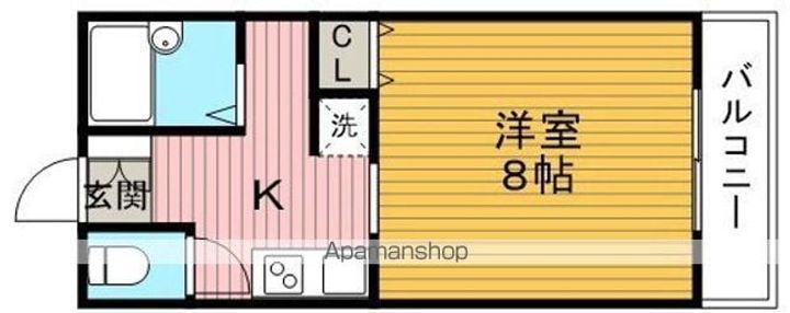 延明ハイツの間取り