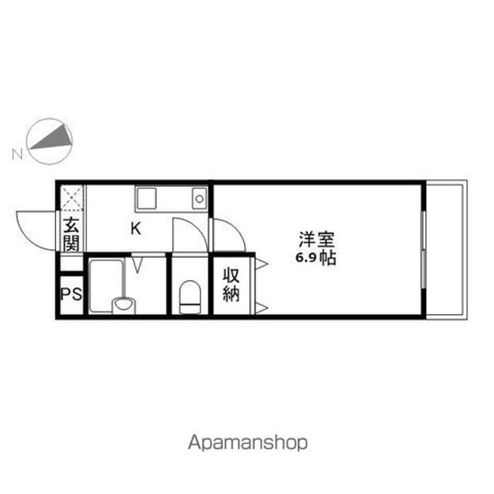 リバーノースビルⅢの間取り