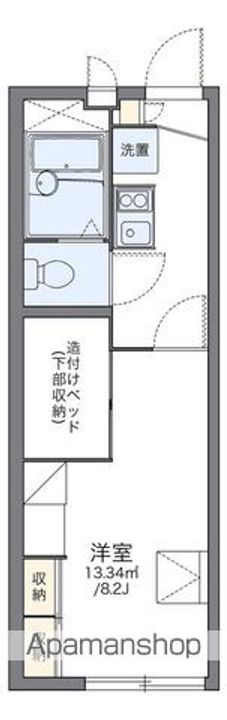 レオパレスアイビーコート8204の間取り