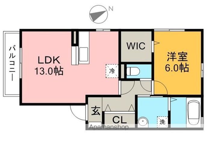 クレールの間取り