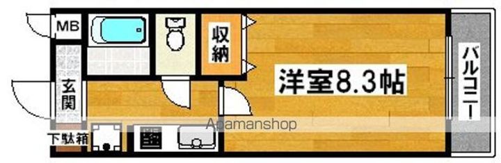 スタツィオーネ中百舌鳥606の間取り