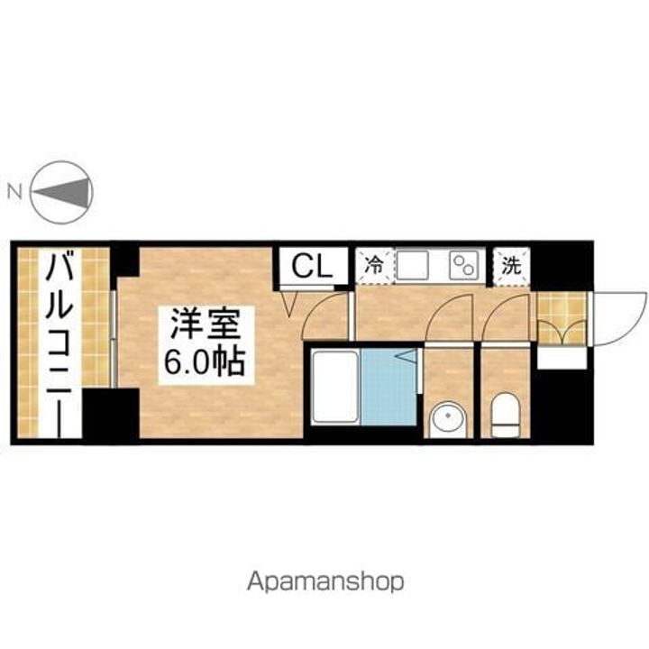 プレサンス桜山駅前アフォードの間取り