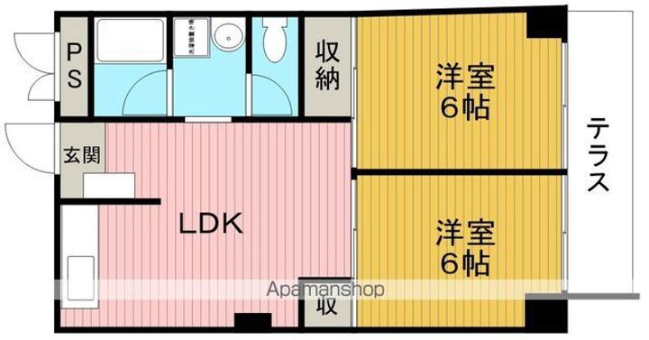 シャンティー豊中の間取り