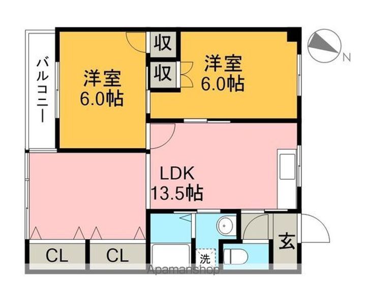 マンションベスタの間取り