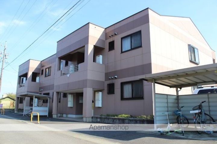 岐阜県加茂郡坂祝町酒倉の賃貸アパートの外観