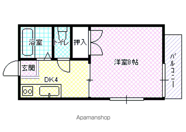 リベラコート A棟201の間取り