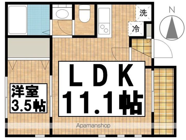 メゾン アスカ101号室の間取り