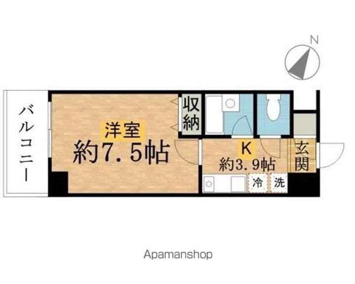 メゾンドソレイユ202の間取り