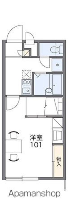 レオパレス古川Ⅱの間取り