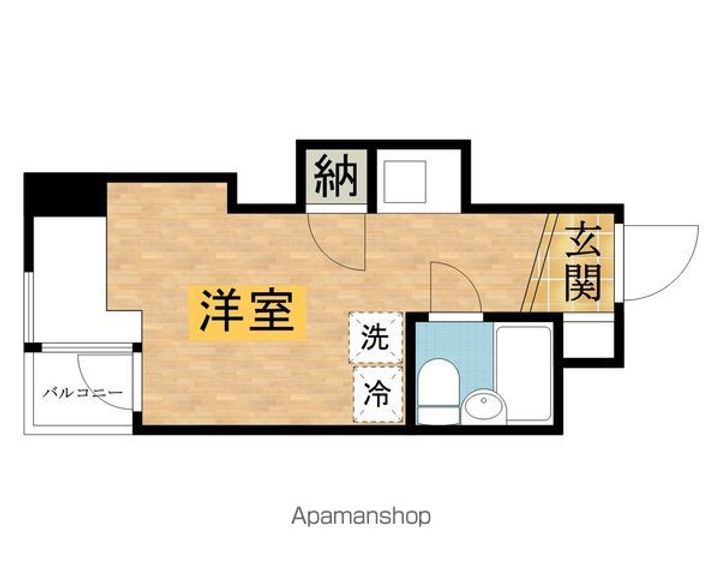 東京都八王子市北野町の賃貸マンションの間取り