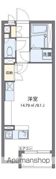 ミランダリゼやまのきた202の間取り
