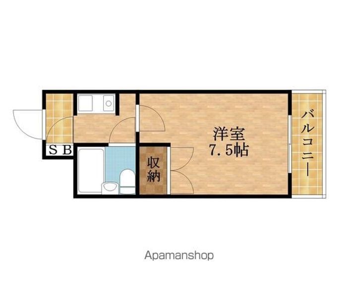 プリンスコート709の間取り