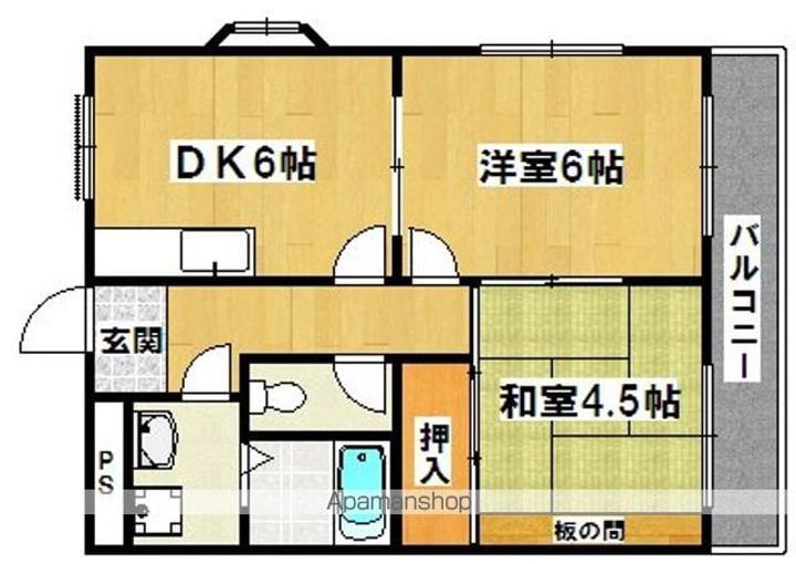 ブリーズKの間取り