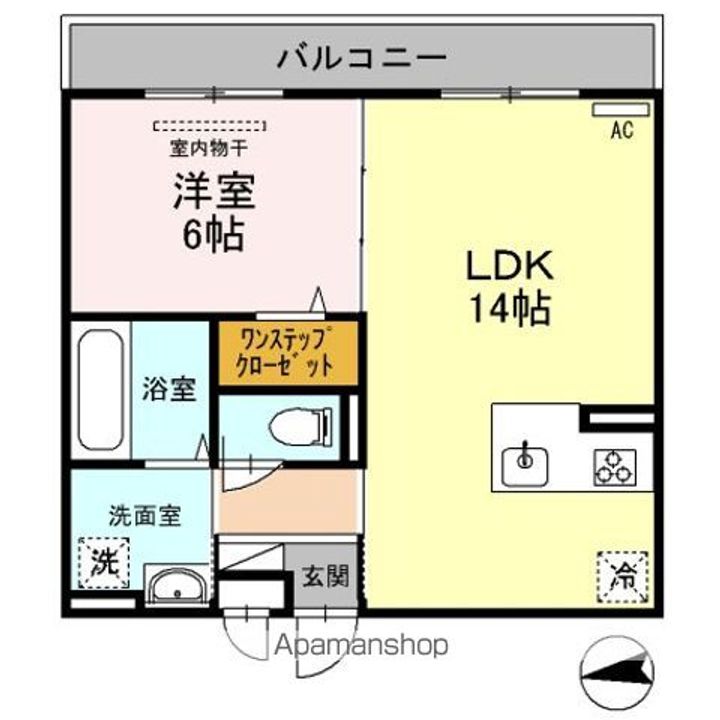 サウスメゾンジャスミンの間取り