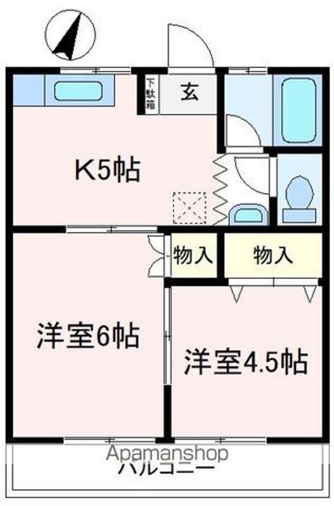 東峰コーポの間取り