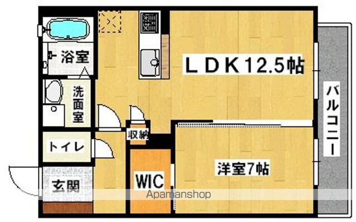 シャーメゾン深井の間取り