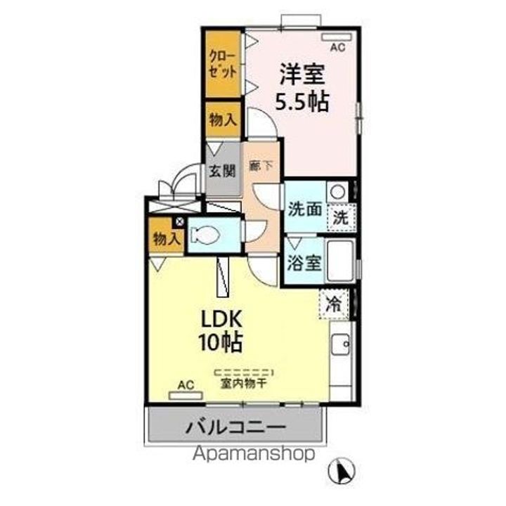 トレビナ城木の間取り