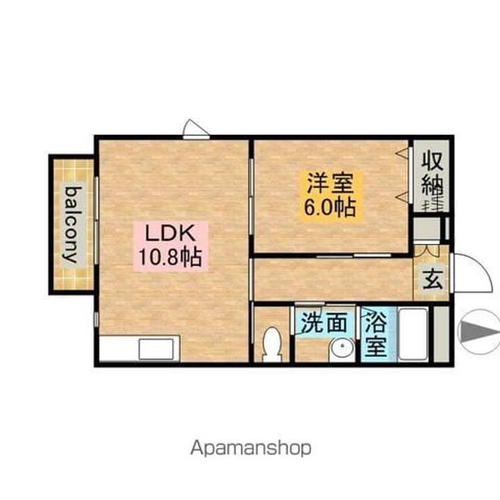 エレガンスE101の間取り