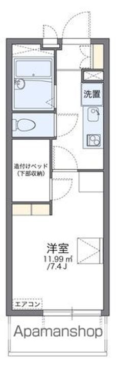 レオパレス枇杷島304の間取り