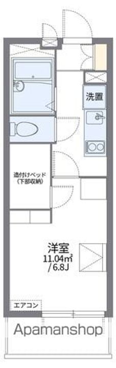 千葉県柏市豊町2丁目の賃貸マンション406の間取り