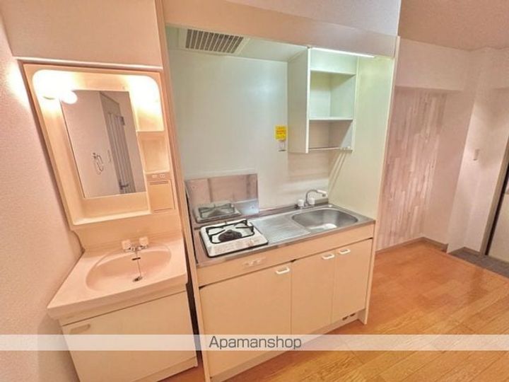 滋賀県東近江市八日市浜野町の賃貸マンションのキッチン