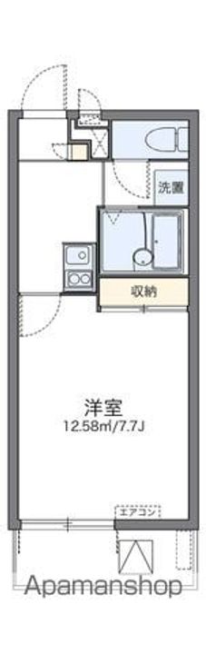 レオパレスコスモス306の間取り