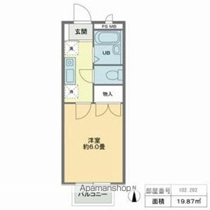 櫻ハウス大八木の間取り