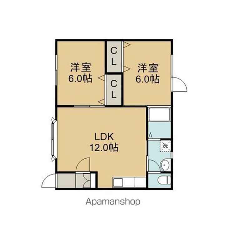 EハウスⅡ102の間取り