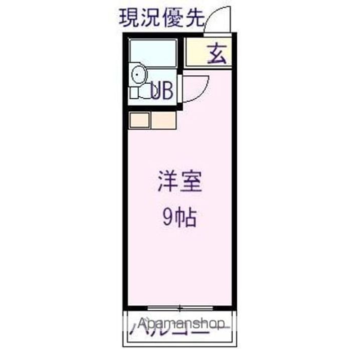 広島県尾道市栗原東2丁目の賃貸アパートの間取り