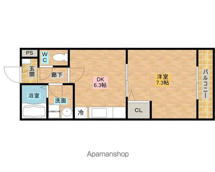 ロージエットコート110の間取り