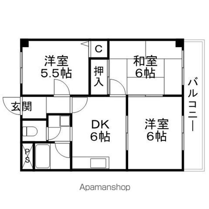 メゾン桑野の間取り