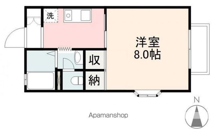 リバティーハイツ107の間取り