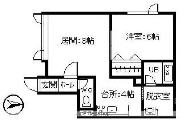 マーガレットⅢ2Aの間取り