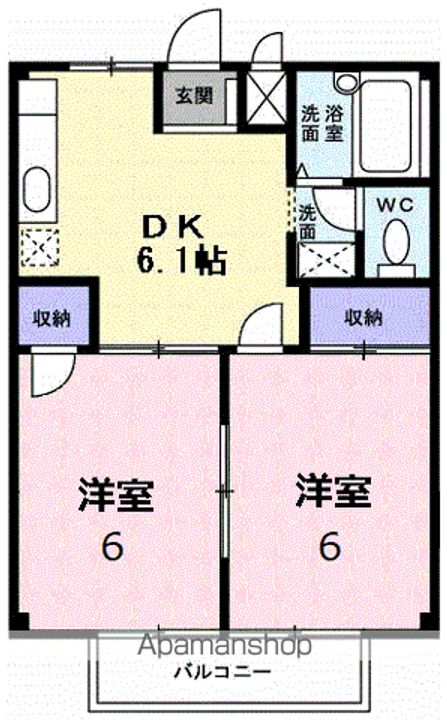 コーポ長島の間取り