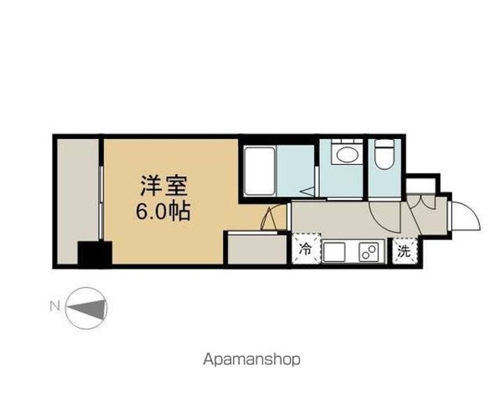 愛知県名古屋市北区志賀南通2丁目の賃貸マンションの間取り