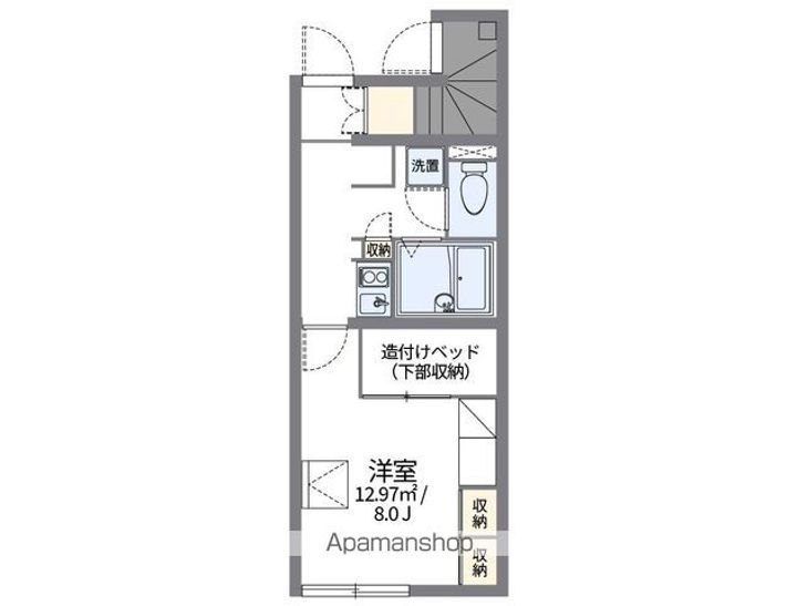 レオパレス八陽館111の間取り