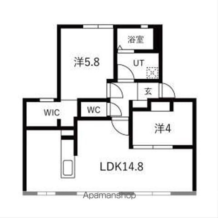 ウィークス1の間取り