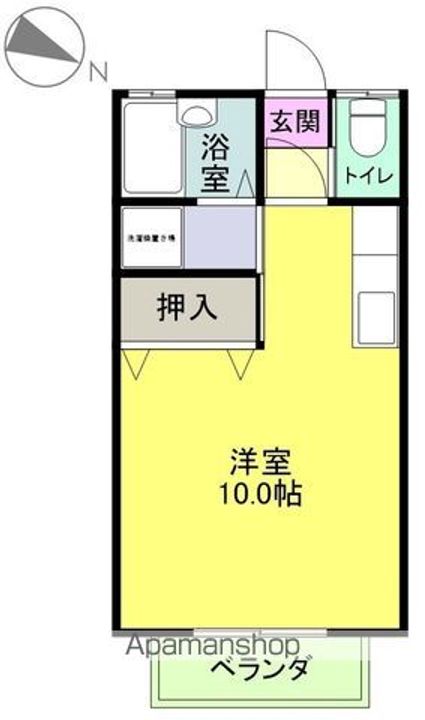 カナール鈴鹿102の間取り