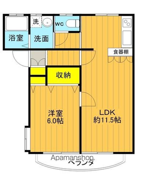 メゾンE201の間取り