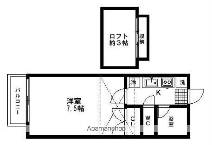 ベルヴィ北山105の間取り