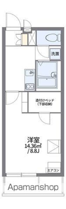 レオパレスソルティの間取り