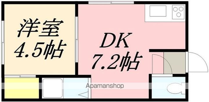 タクタクハイツ202の間取り