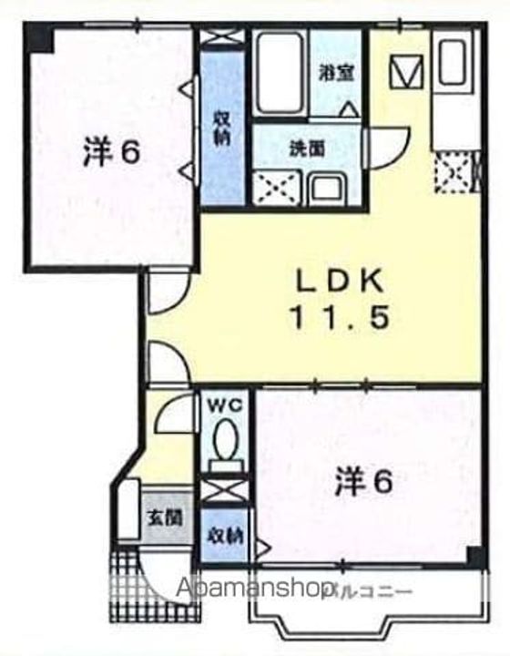 オーディン202の間取り