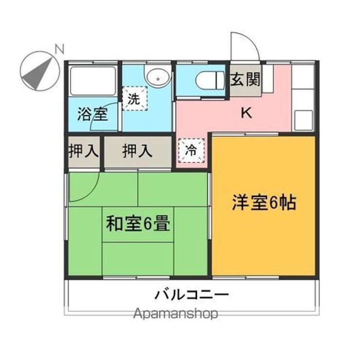 アズマコーポⅡの間取り
