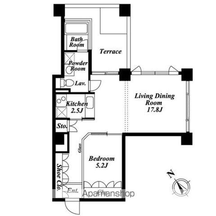 QIZ広尾の間取り