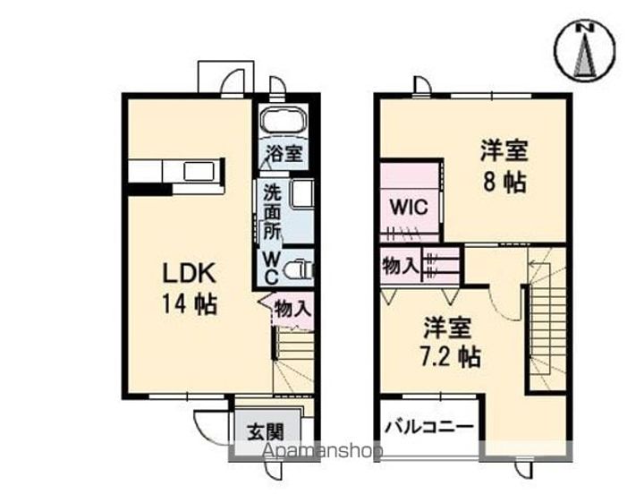 シャーメゾンあざみ野の間取り