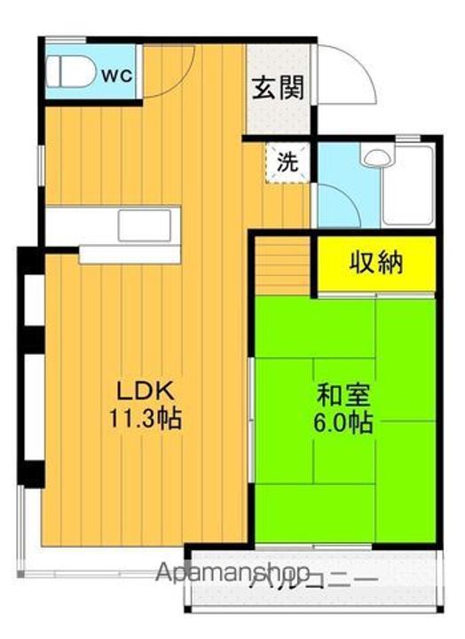 パッション辻AA-2の間取り
