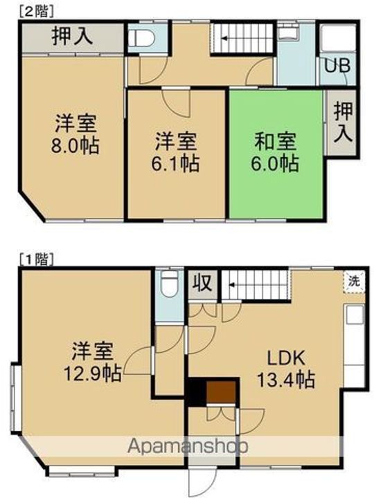 グリーンパークキャピタン8の間取り