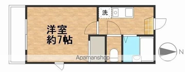 東京都立川市錦町1丁目の賃貸マンションの間取り