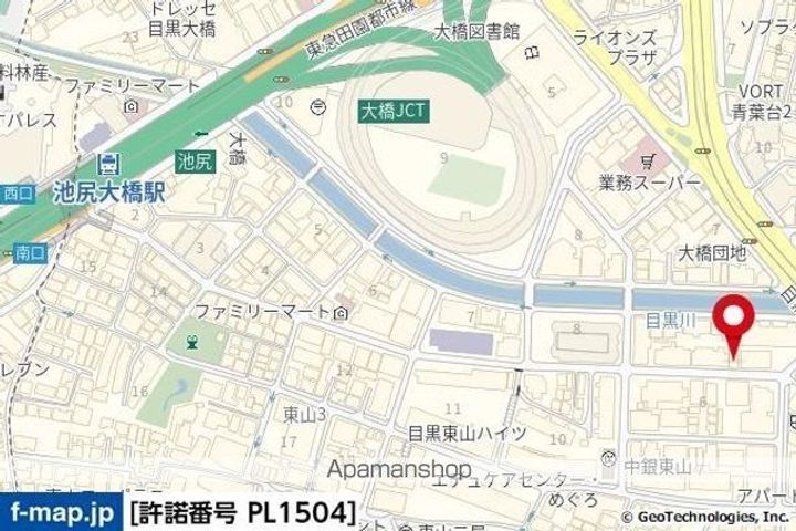 ハイシティ池尻大橋第2の周辺